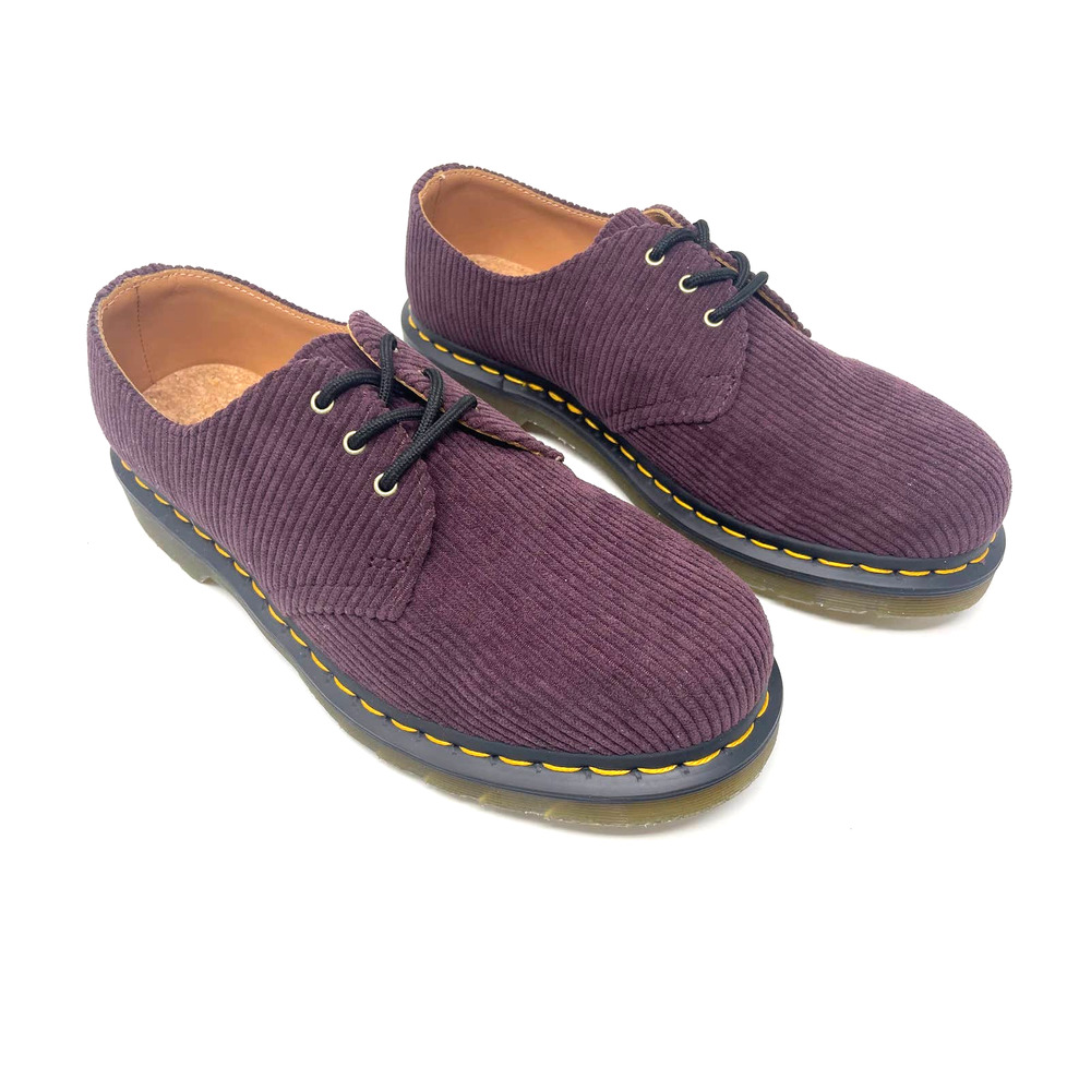 Dr. Doc Martens 1461 Duchess Corduroy Oxfords - Oxblood - LA004 Men's US 8